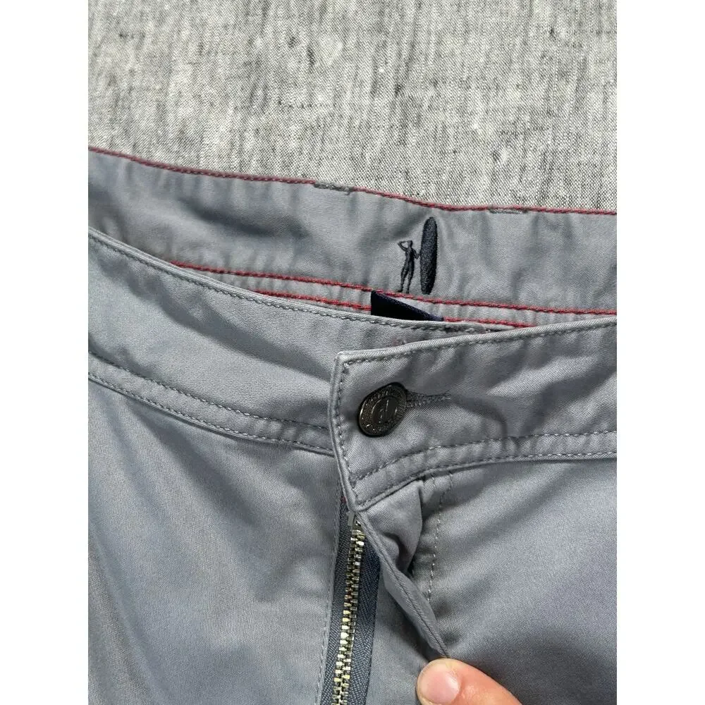 Johnnie-O Sawyer 5 Pocket Stretch Twill Pants Mens 40x32 Cloudbreak Gray